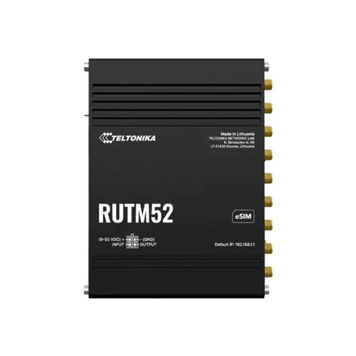 TELTONIKA NETWORKS RUTM52 Dual 5G Router, RUTM52100000