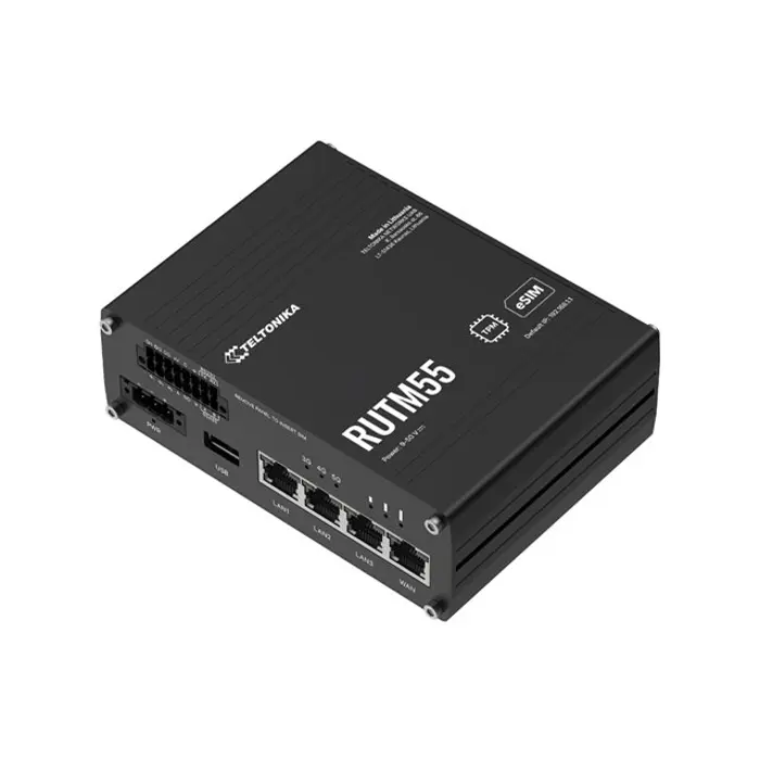 TELTONIKA NETWORKS RUTM55 5G Router, RUTM55000000