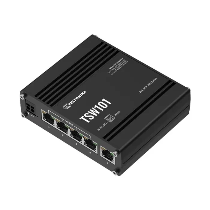 TELTONIKA NETWORKS TSW101 AUTOMOTIVE POE, TSW101000000