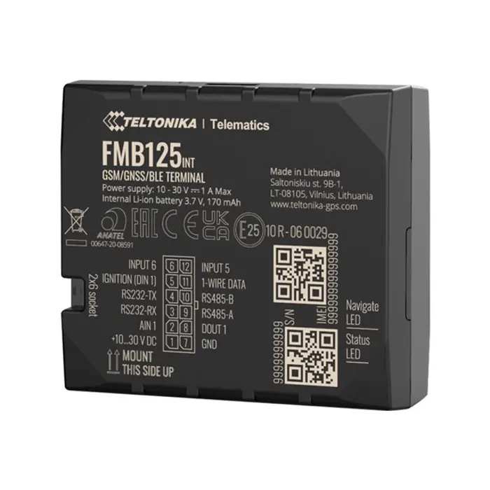 TELTONIKA TELEMATICS FMB125 Advanced, FMB125BJKH01