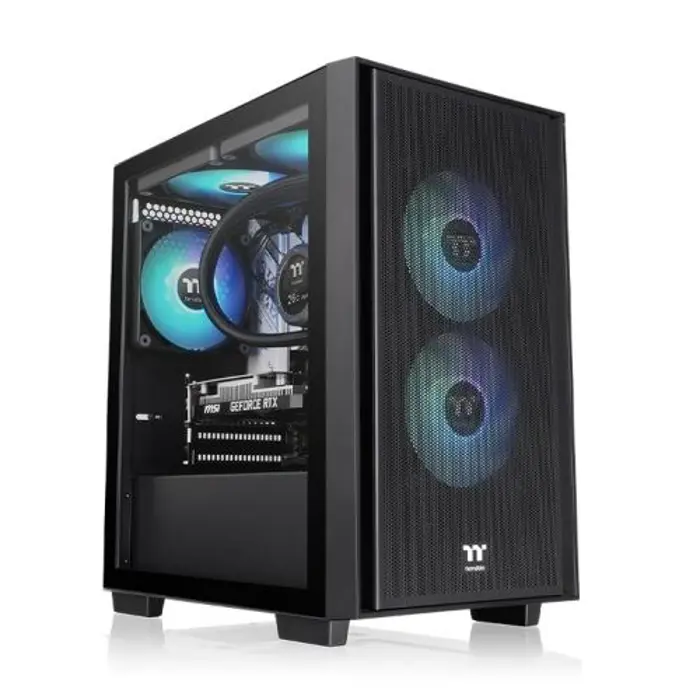 Thermaltake Versa H16 TG ARGB Micro Tower Chassis, TTE-CA-1Y8-00S1WN-02