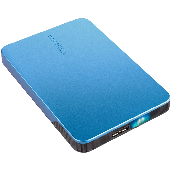 Toshiba External Hard Drive Canvio Flex (2.5 " 2TB, USB3.2 Gen 1, Metallic Blue), HDTX220EPCAA