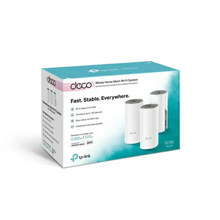 TP-Link Deco E4 AC1200 Whole Home Wi-Fi 3-pack
