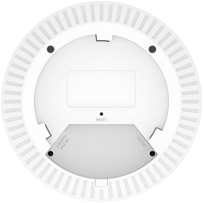 TP-Link EAP720 Omada BE3600 Ceiling Mount Dual-Band Wi-Fi 7 Access Point, 1x2.5G RJ45 Port, 688Mbps at 2.4 GHz + 2880 Mbps at 5 GHz, 802.3at POE+ and 12V DC ,4xInternal Antennas,4 Streams, MU-MIMO,