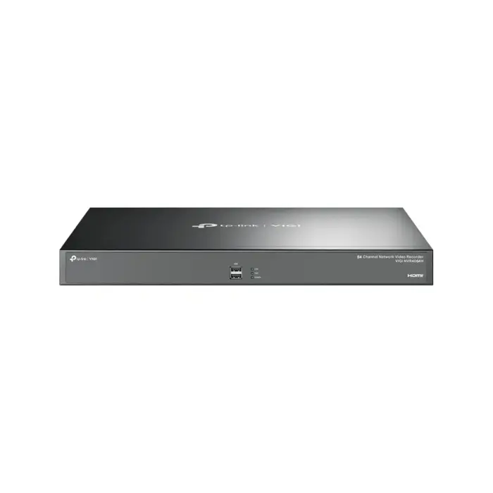 TP-Link Network video snimač, 64 kanala, H.265+/H.265/ H.264+/H.264, 8MP, 16TB HDD, 4×SATA, VGA/HDMI, RJ-45, USB×3, 2xAudio, Vigi app, VIGI NVR4064H-LS