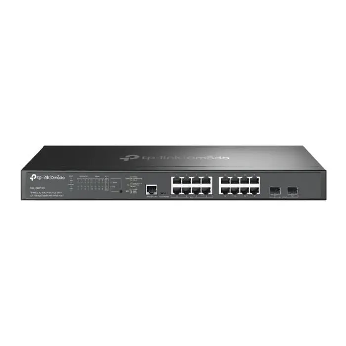 TP-Link Omada 16-Port 2.5G and 2-Port 10GE SFP L2 Managed Switch with 8-Port PoE, TPL-SG3218XP-M2