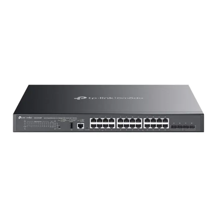 TP-Link Omada 24-Port Gigabit Stackable Lite L3 Managed PoE Switch with 4x 10G Slots, TPL-SG5428XMPP