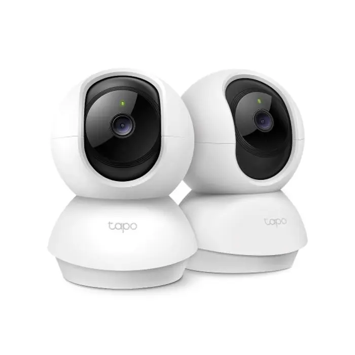 TP-Link Tapo C210P2 Pan Tilt Home Security Wi-Fi Camera, 2-Pack, TPL-TAPO C210P2