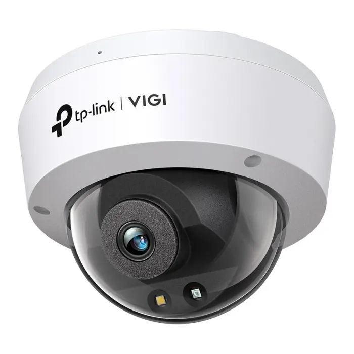 TP-Link vanjska IP Dome Full color HD kamera, H.265+ video, 4MP, 4mm leća, RJ45, PoE, microSD, Night Vision, detekcija pokreta, vodootporna IK10/IP67, VIGI app, VIGI C240-4