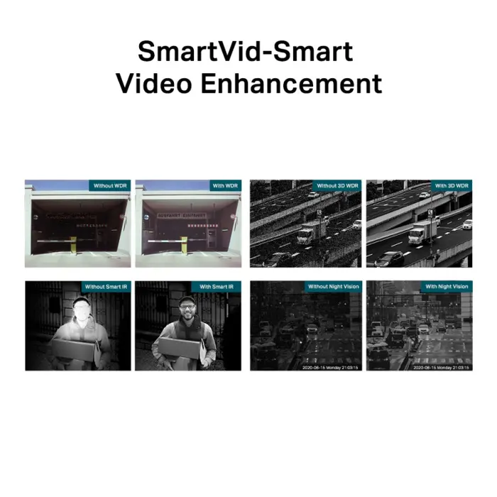 TP-Link vanjska IP Dome Full color HD kamera, H.265+ video, 4MP, 4mm leća, RJ45, PoE, microSD, Night Vision, detekcija pokreta, vodootporna IK10/IP67, VIGI app, VIGI C240-4