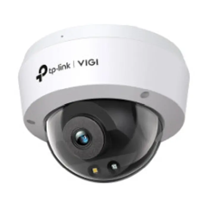 TP-Link vanjska IP Dome Full color HD kamera, H.265+ video, 4MP, 4mm leća, RJ45, PoE, microSD, Night Vision, detekcija pokreta, vodootporna IK10/IP67, VIGI app, VIGI C240-4