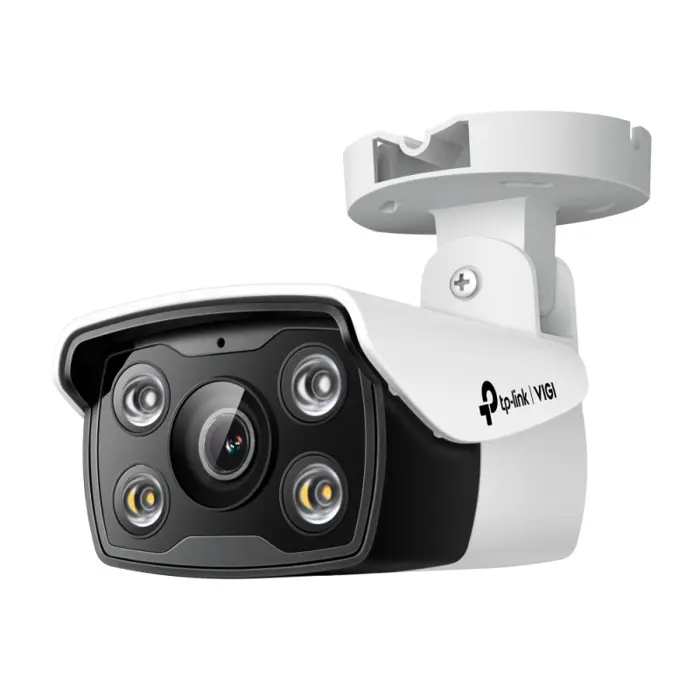 TP-Link VIGI C340 Full color kamera 2K 4MP, H.265+, 2.8mm leća, RJ45, PoE/12V DC, Night Vision, microSD, dvosmjerni audio, detekcija pokreta, vodootporna IP67, VIGI app, VIGI C340(2.8mm)-LS
