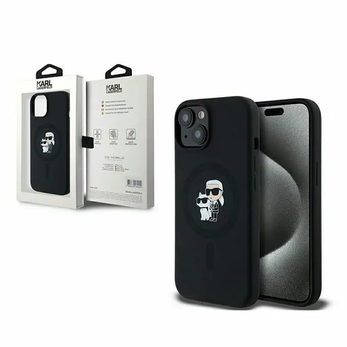 TPU Karl Lagerfeld maska za iPhone 15/14/13 KLHMP15SSCMKCRHK
