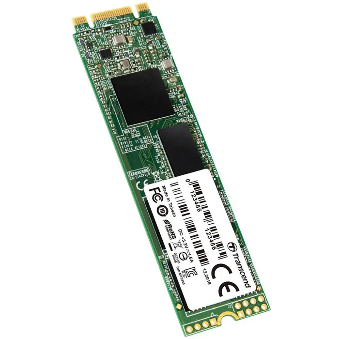 Transcend 1T, M.2 2280 SSD, SATA III, 3D TLC, TS1TMTS830S