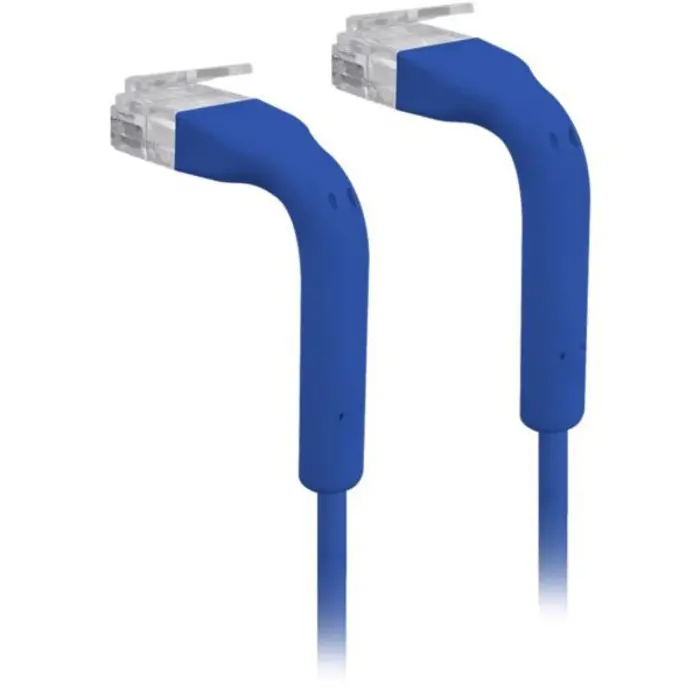 Ubiquiti U-Cable-Patch-RJ45-BL, UniFi Ethernet Patch Cable, 0,22m, Cat6, Blue, UBQ-UC-PATCH-RJ45-BL