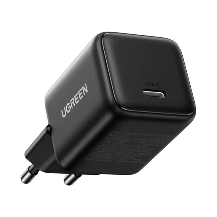 UGREEN kućni punjač 30W, USB C, GaN, crni, 77207