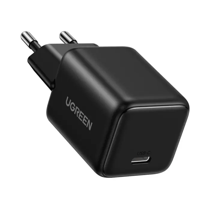 UGREEN kućni punjač 30W, USB C, GaN, crni, 77207