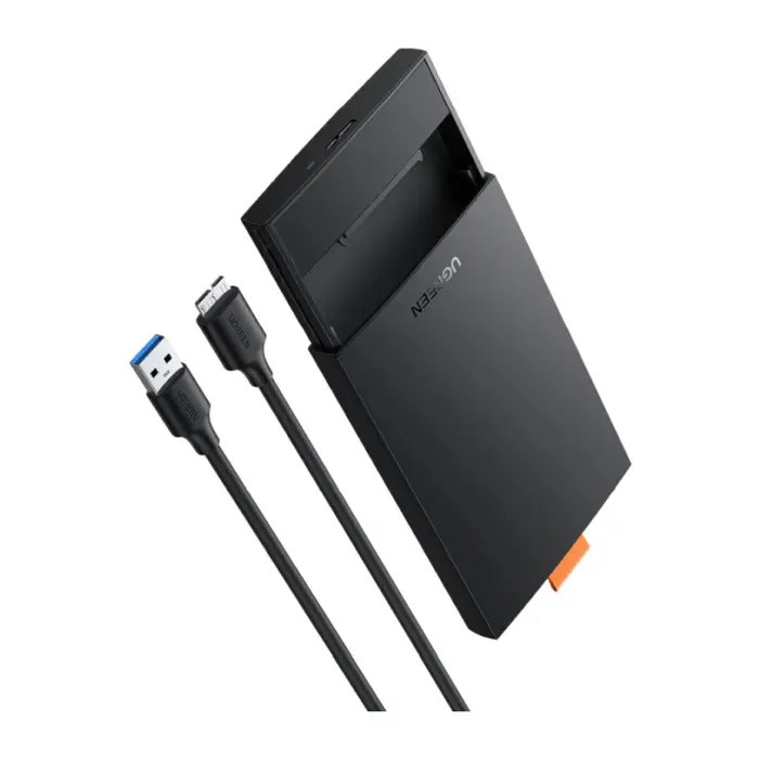 UGREEN vanjsko kućište 2.5" SATA HDD/SSD, do 9.5mm, tool free, Micro USB 3.0, 66333