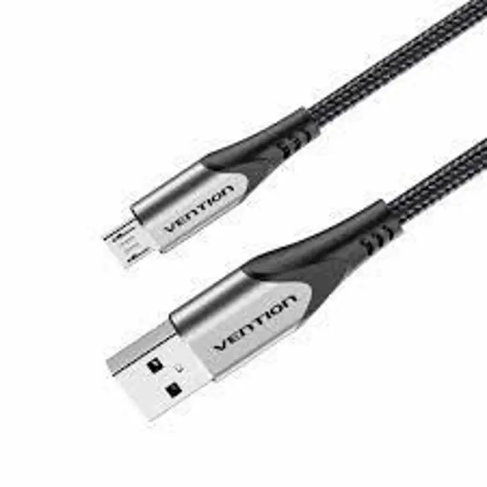 Vention Cotton Braided USB 2.0 A Male to Micro-B Male 2A Cable 2M, VEN-COAHH