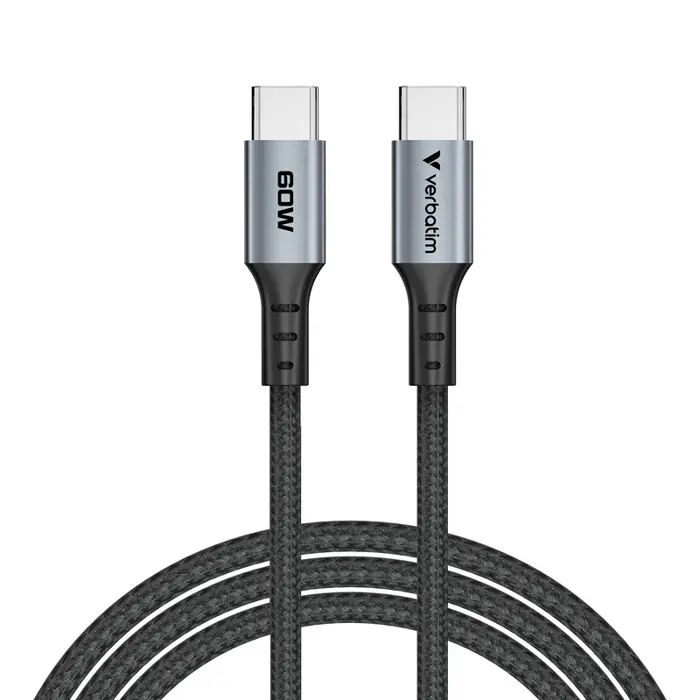 Verbatim Sync & Charge kabel USB-C na USB-C 60W 120 cm, V031845