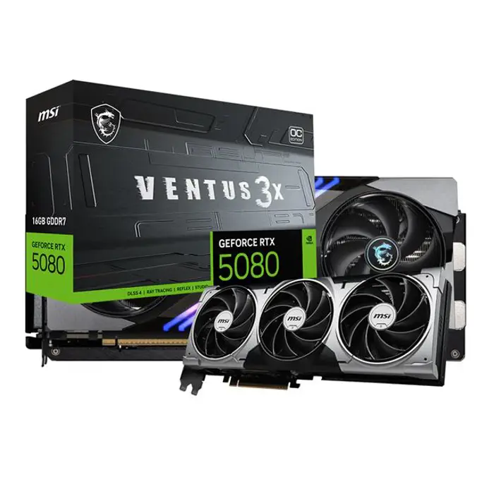 VGA MSI RTX 5080 16G GAMING TRIO OC, 912-V531-005