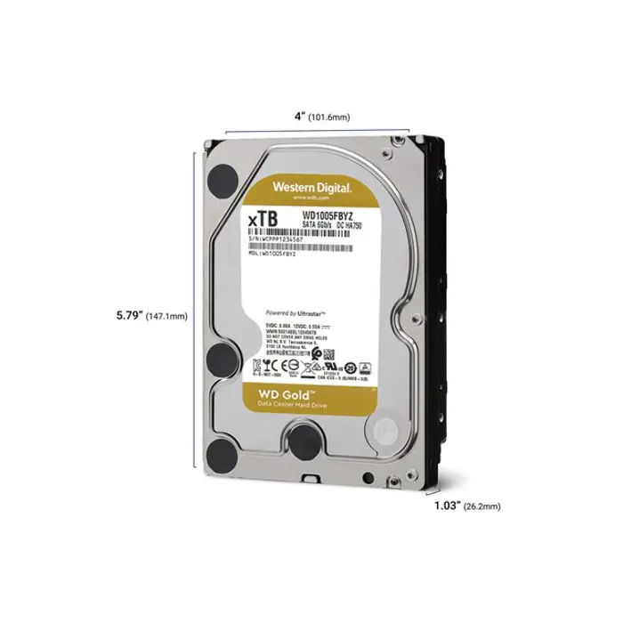 WD Gold 4TB SATA 6Gb/s 3.5inch HDD