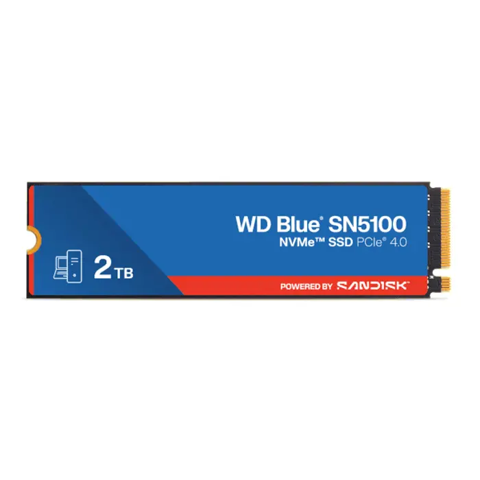 WD SN5100 NVMe 2000GB,R7100/W6700, M.2 2280, WDS200T5B0E
