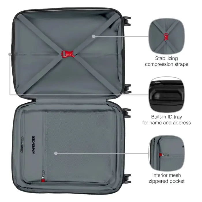 Wenger, Prymo, Carry-On, Black, 75635