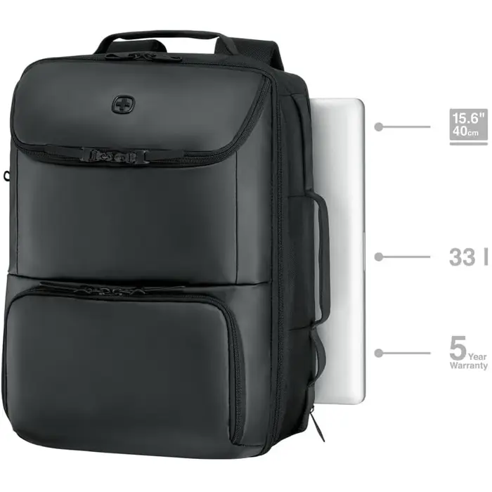 Wenger ruksak UrbanOne Travel za prijenosnik do 15.6", crni, 77211