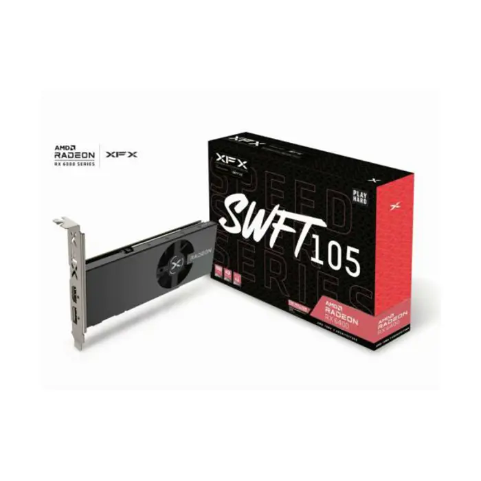 XFX SSPEEDSTER SWFT105 Radeon RX 6400, 4GB GDDR6, XFX-RX-64XL4SFG2