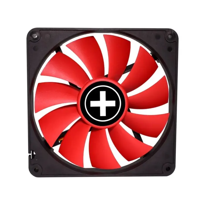 Xilence hladnjak za kućište 140×140×25mm, crno/crveni