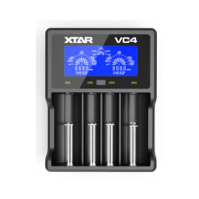 XTAR VC4 Li-Ion/Ni-Mh punjač AA/AAA baterija, LCD zaslon, USB, 56146